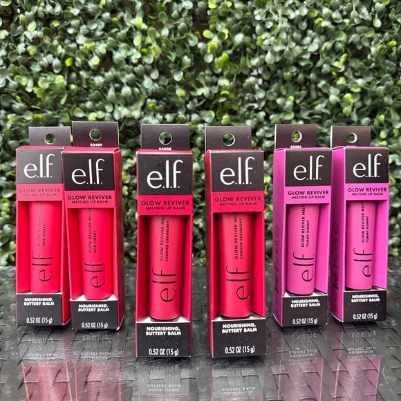 ELF Glow Reviver Butter Balm Collection - Coral Chocolate Crimson